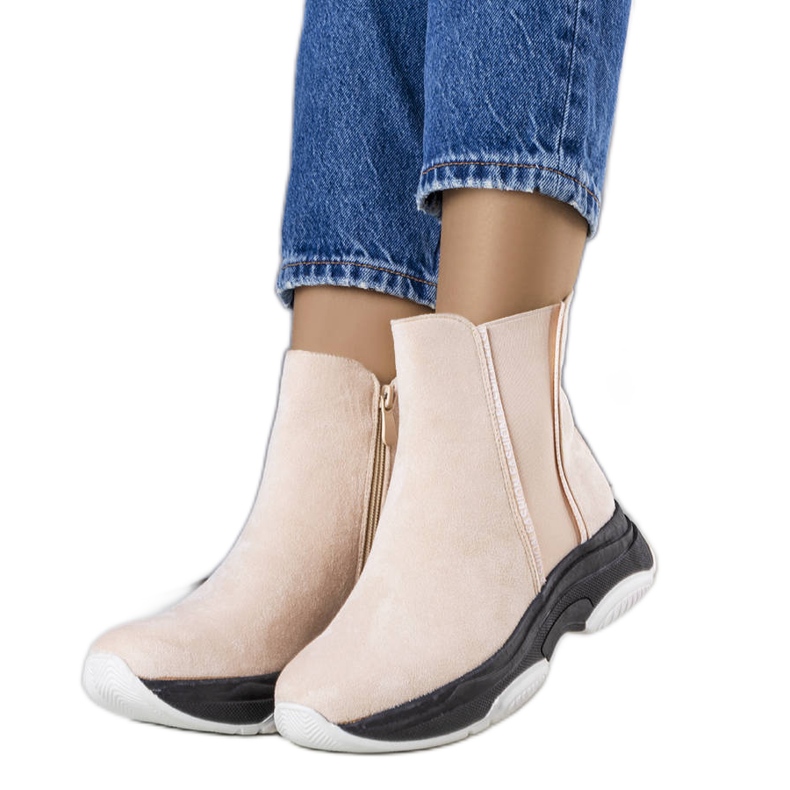 PA1 Botas com isolamento bege, Roussy