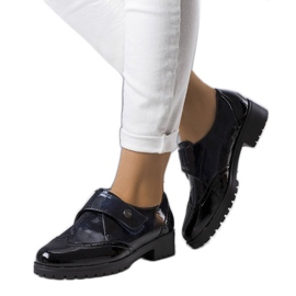 Sapato laqueado azul marinho Bateli preto Sapato laqueado azul marinho Bateli preto