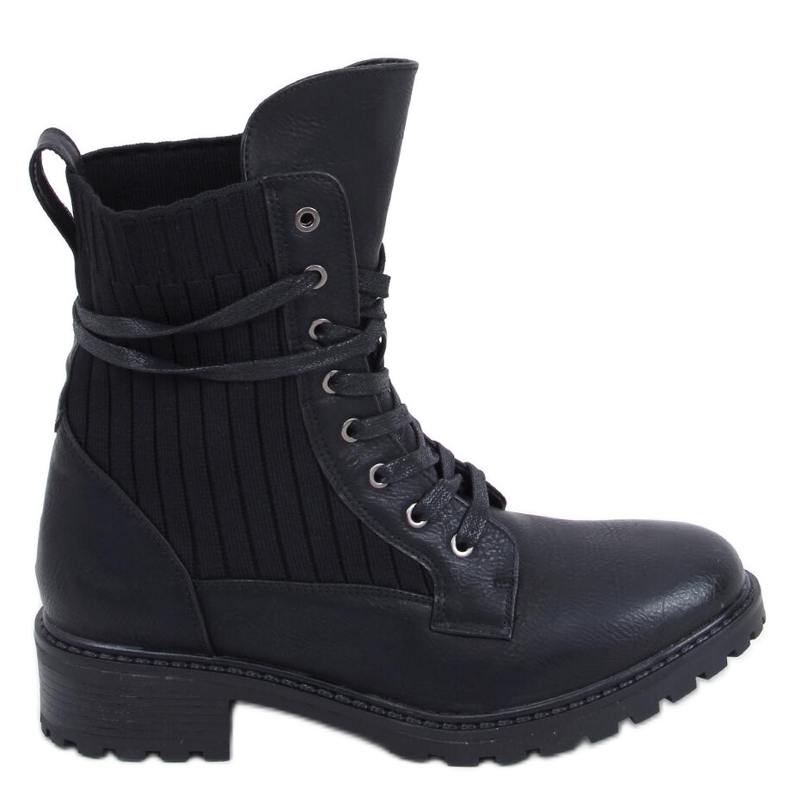 BM Botas com uma parte superior flexível Torvi Black preto