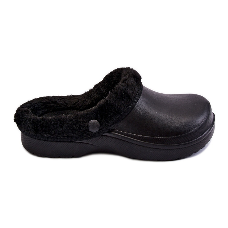 PM2 Chinelos femininos de espuma quente Crocs Black Cova preto