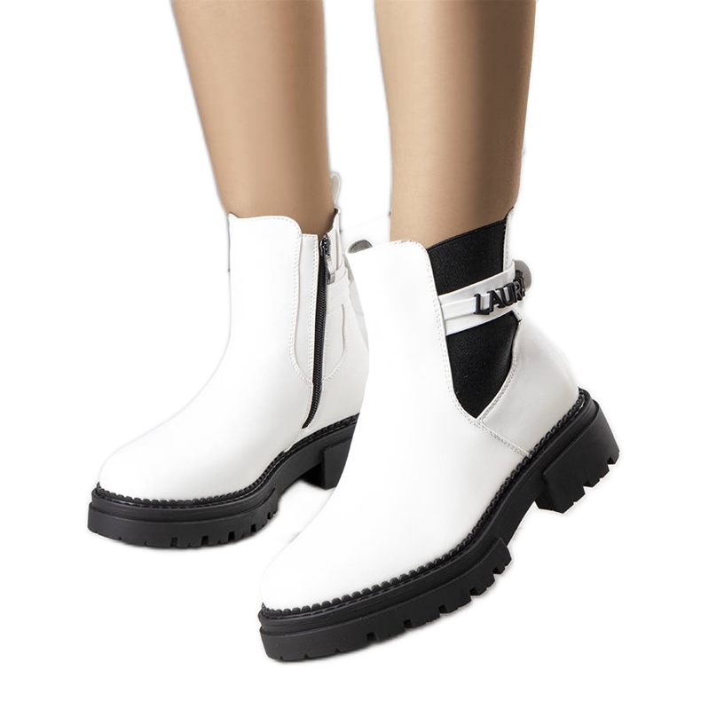 Sanso botas com isolamento branco