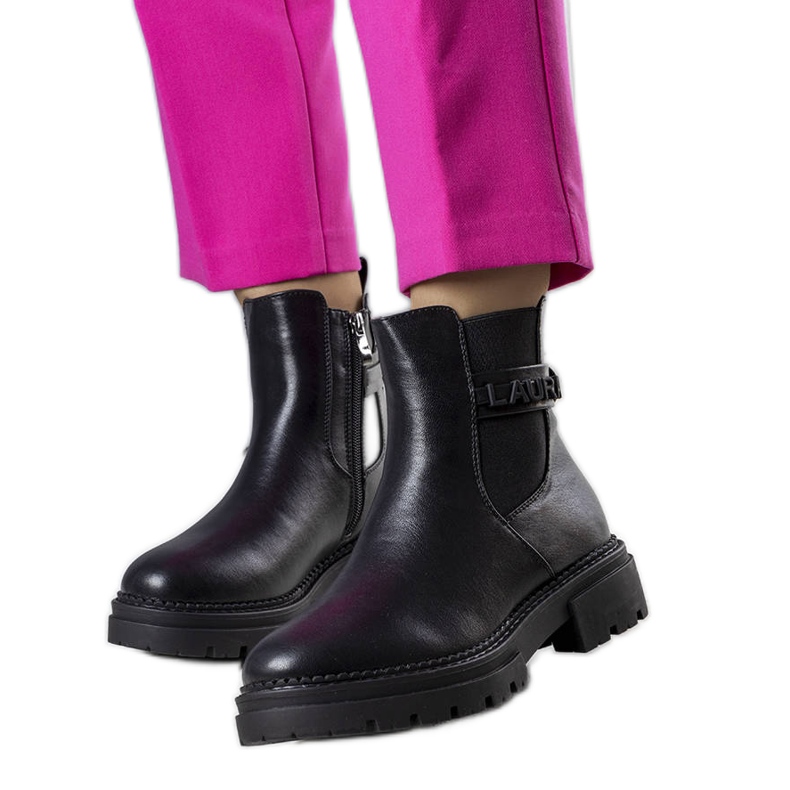 Botas isoladas pretas Sanso preto