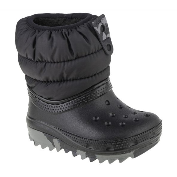 Bota Crocs Classic Neo Puff Infantil 207683-001 preto