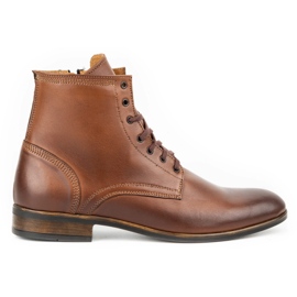 Olivier Botas Chelsea de homem em pele 287 Św castanho marrom