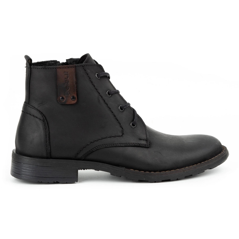 Polbut Sapatos de homem em pele isolada C20F preto Polbut Sapatos de homem em pele isolada C20F preto