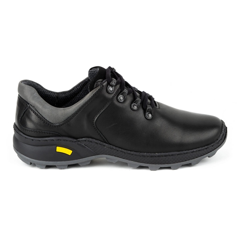 Olivier Sapatos de trekking de homem em pele 890MA preto