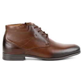 Olivier Sapatos formais de homem em pele com isolamento 802MA castanho marrom