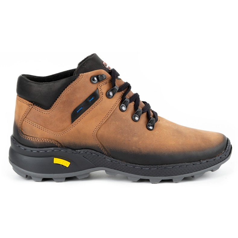 Olivier Sapatos de homem em pele isolada 895MA vermelho laranja