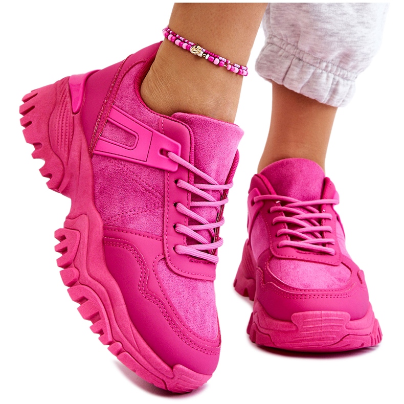 PG1 Sapatos esportivos da moda tênis fúcsia Frezio rosa