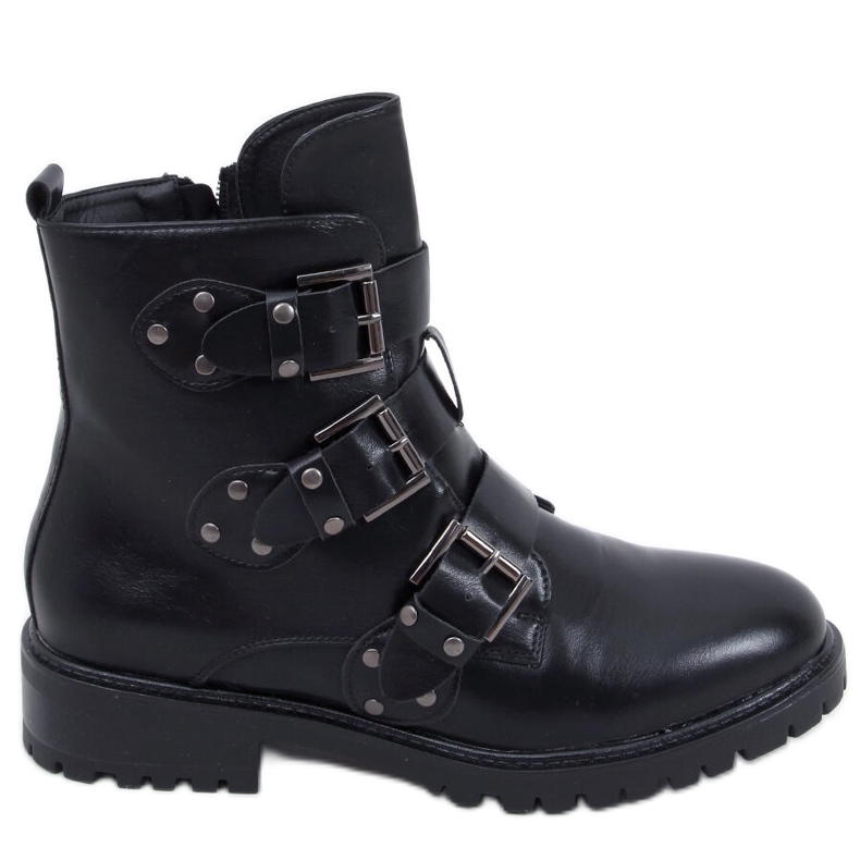 BM Botas femininas Ragnar Black preto