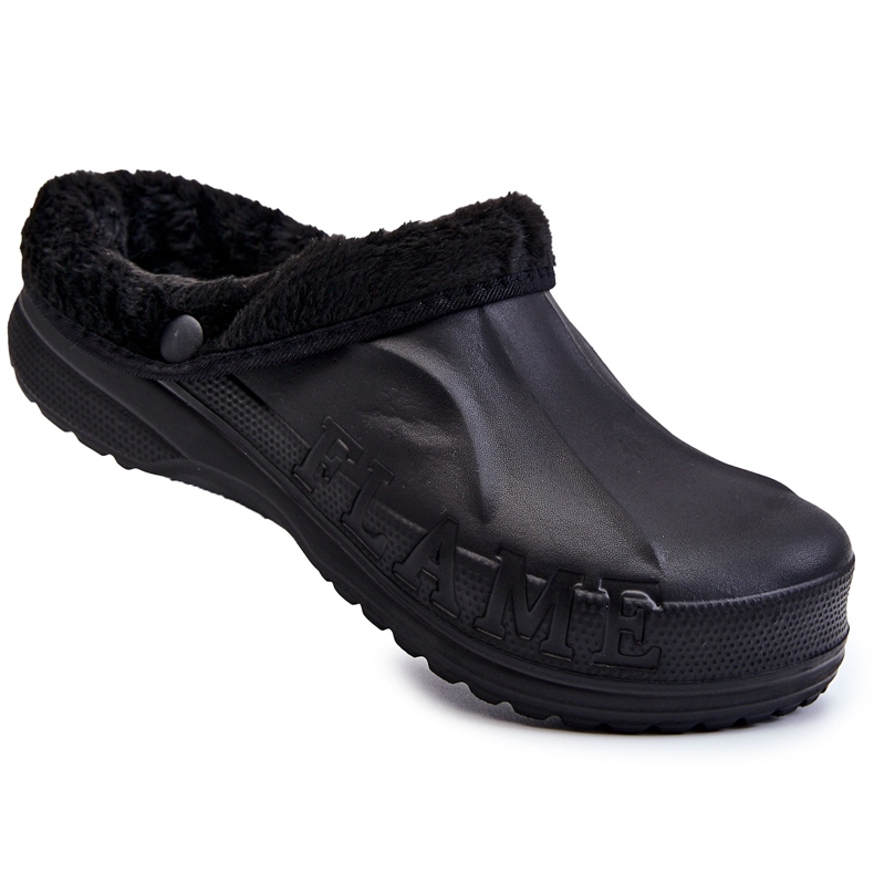 PM2 Chinelos masculinos quentes Crocs pretos Calmo