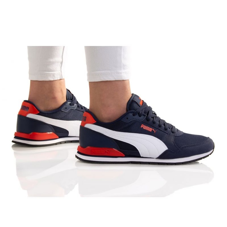 Puma St Runner V3 Tênis de malha 38551009 azul