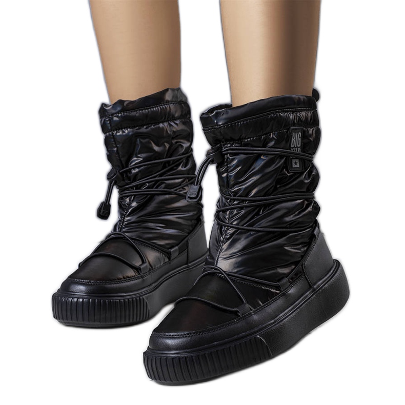 Botas de neve pretas Big Star KK274193 906 preto