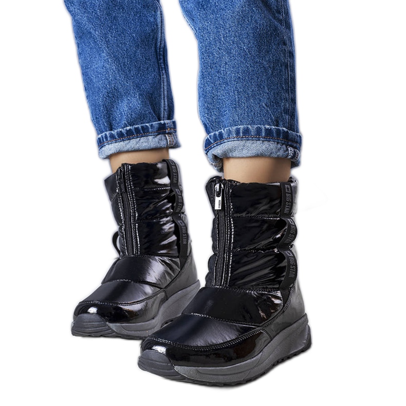 Botas de neve pretas Big Star KK274392 preto