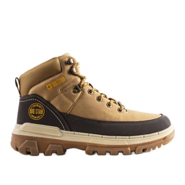 Botas de homem castanhas Big Star KK174119 marrom