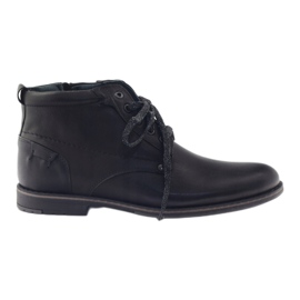 Sapatos masculinos Riko botins botins 791 preto