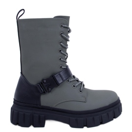 BM Botas rasas com cadarço Kieran Green verde