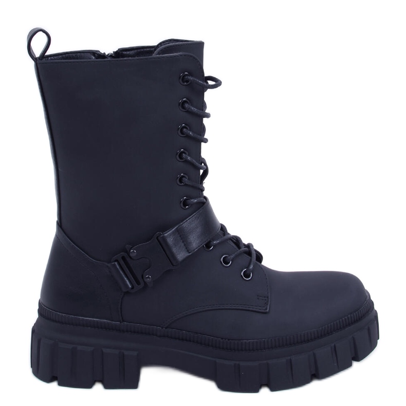 BM Botas rasas com cadarço Kieran Black preto