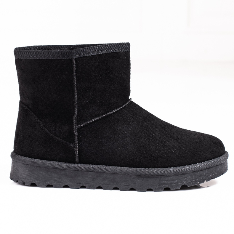 Botas de neve Shelovet de mulher negra preto