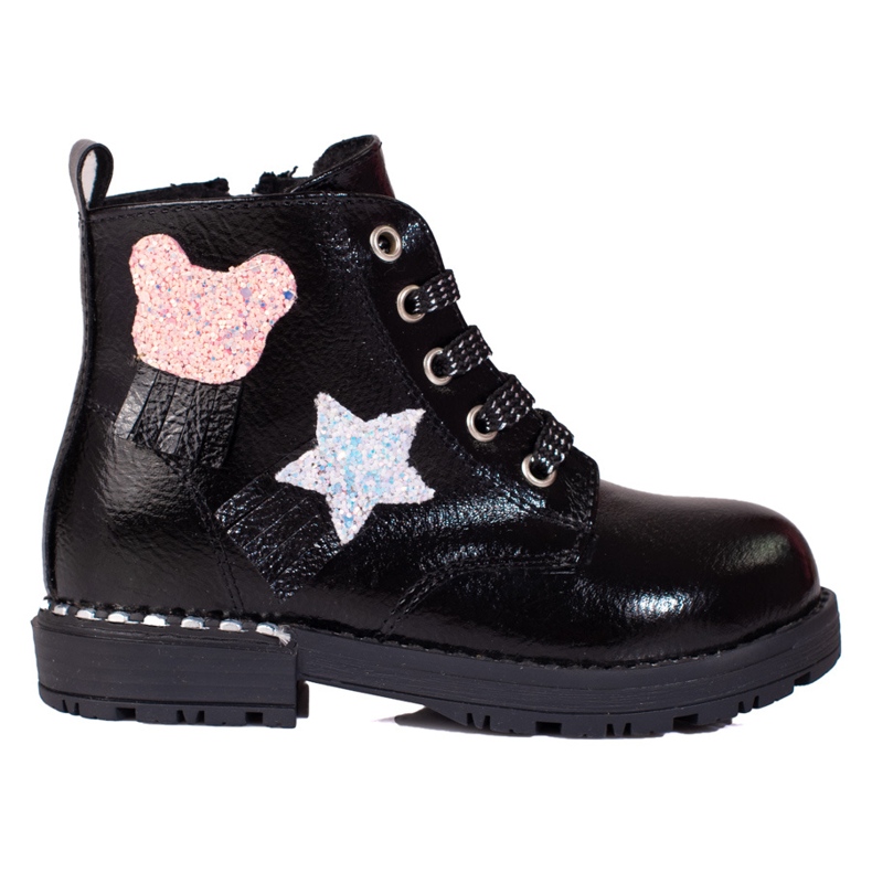 Botas de menina Shelovet pretas preto