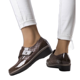 BM Brogues marrons Drancy castanho cáqui