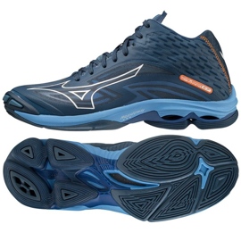 Sapatos Mizuno Wave Lighting Z7 Mid M V1GA225021 azul marinho azul