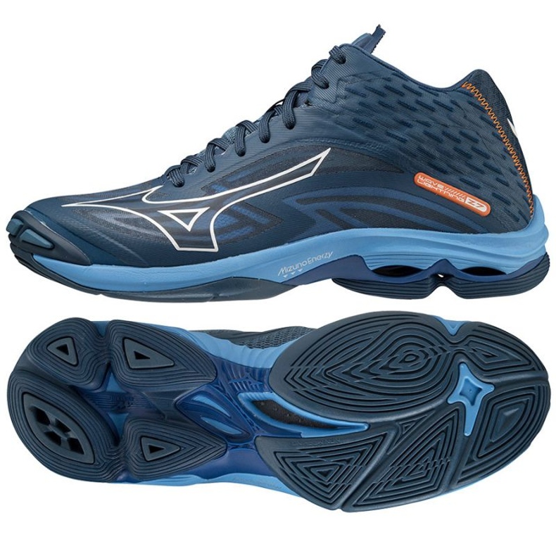 Sapatos Mizuno Wave Lighting Z7 Mid M V1GA225021 azul marinho azul