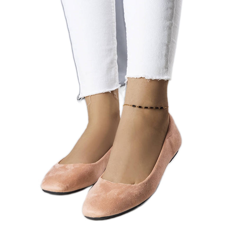 Sabrinas de camurça rosa Jules