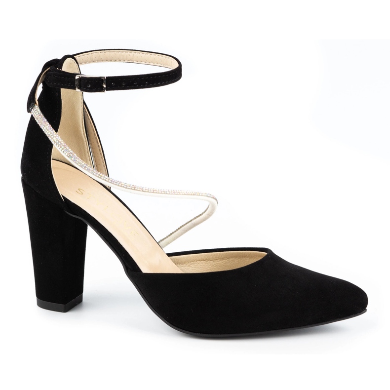 Ivbut Bombas femininas no post polonês 859IV preto