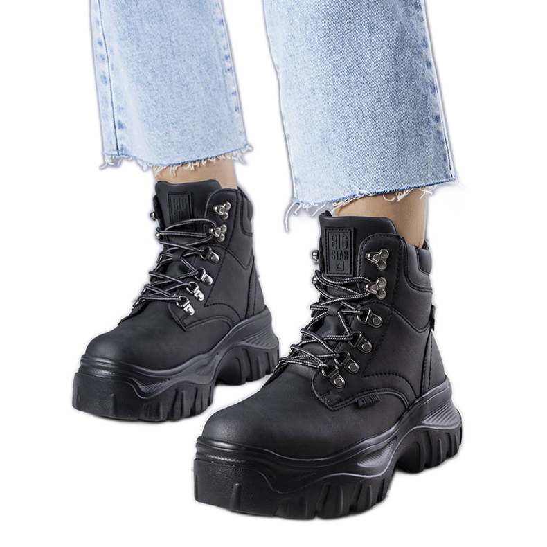 Botas pretas Big Star KK274368 preto