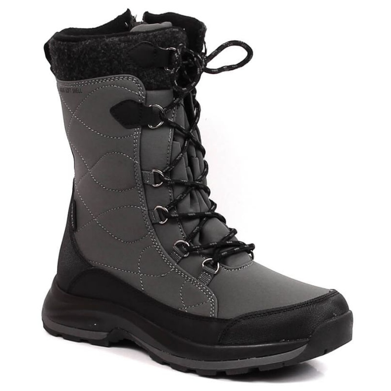 DC Botas de neve impermeáveis ​​Dk W 2105 DK61C preto cinza