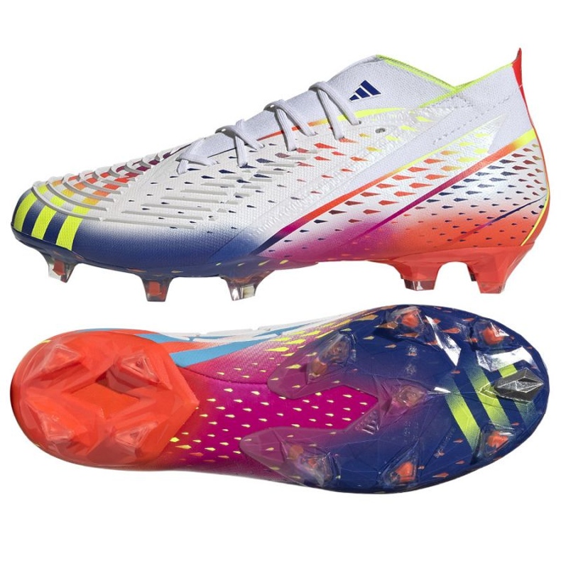 Chuteira Adidas Predator Edge.1 Fg M GW1028 branco branco Chuteira Adidas Predator Edge.1 Fg M GW1028 branco branco
