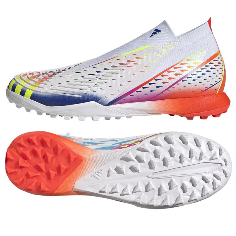 Chuteira Adidas Predator Edge.1 Tf M GZ6101 multicolorido branco