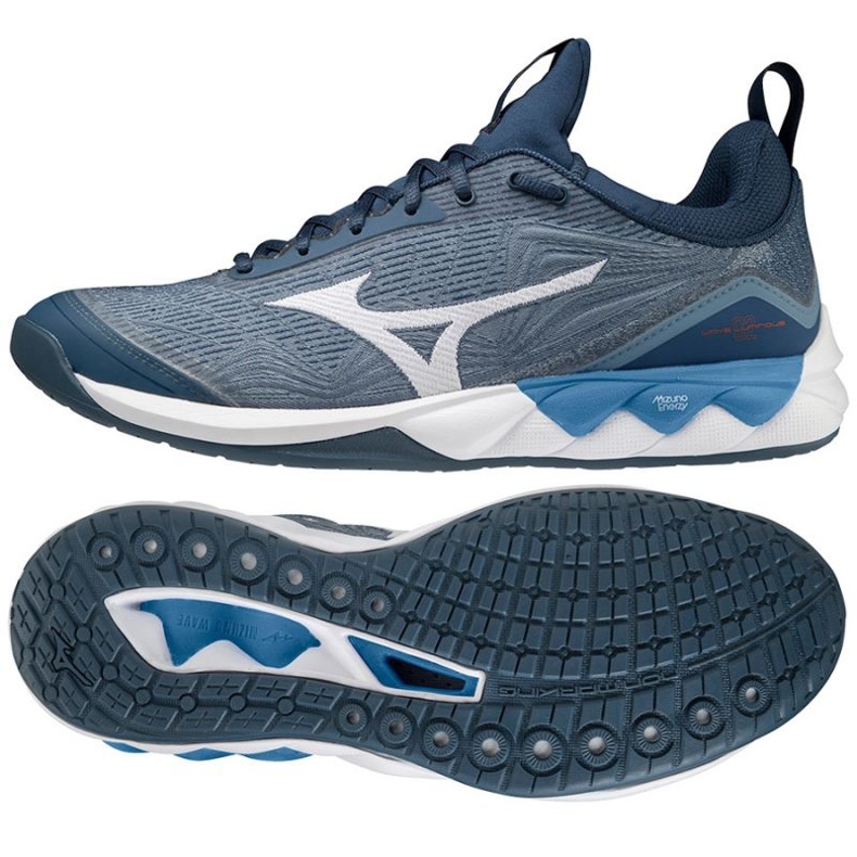 Tênis de voleibol Mizuno Wave Luminous 2 V1GA212021 azul azul