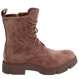 BM Trabalhadores com cadarços Turner Khaki castanho