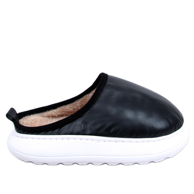 PA1 Chinelos de inverno isolados Toby Black preto