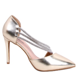 BM Salto assimétrico Lucille Gold dourado BM Salto assimétrico Lucille Gold dourado