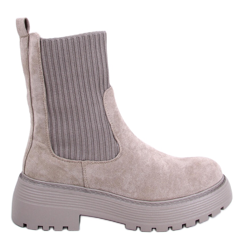 PA1 Winters Bota caqui com elástico cinza
