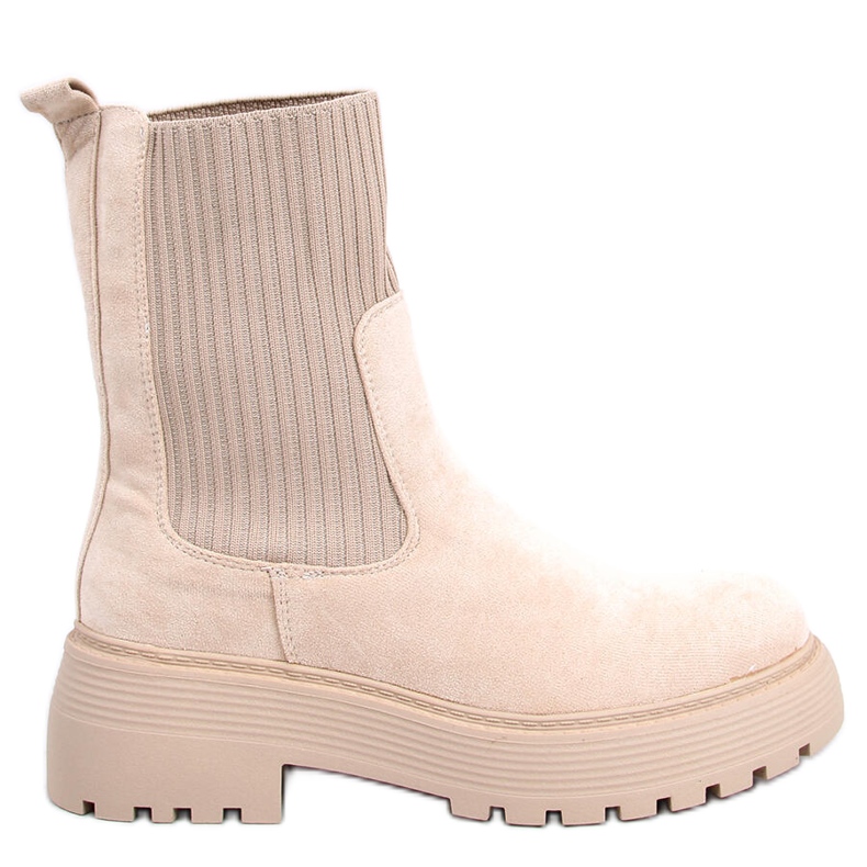PA1 Botins de elástico bege Winters PA1 Botins de elástico bege Winters