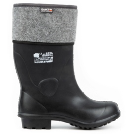 Fagum-Stomil Botas de trabalho, botas de borracha, Boryna 6250 preto