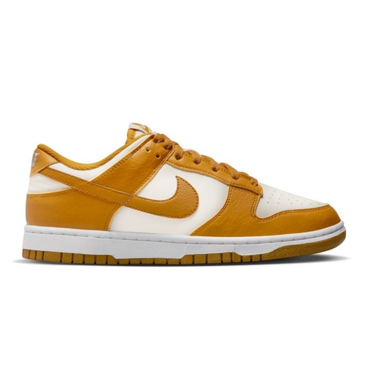 Tênis Nike Dunk Low Next Nature W DN1431-001 branco laranja