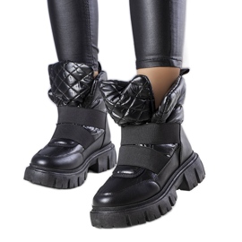 Botas de neve com isolamento preto Francisco.
