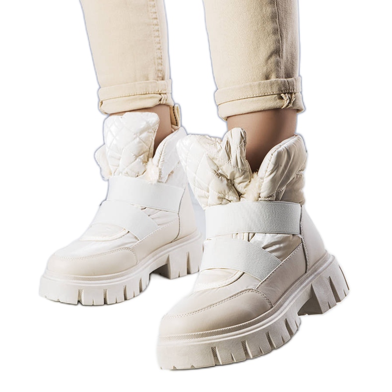 Botas de neve com isopor bege Francisco