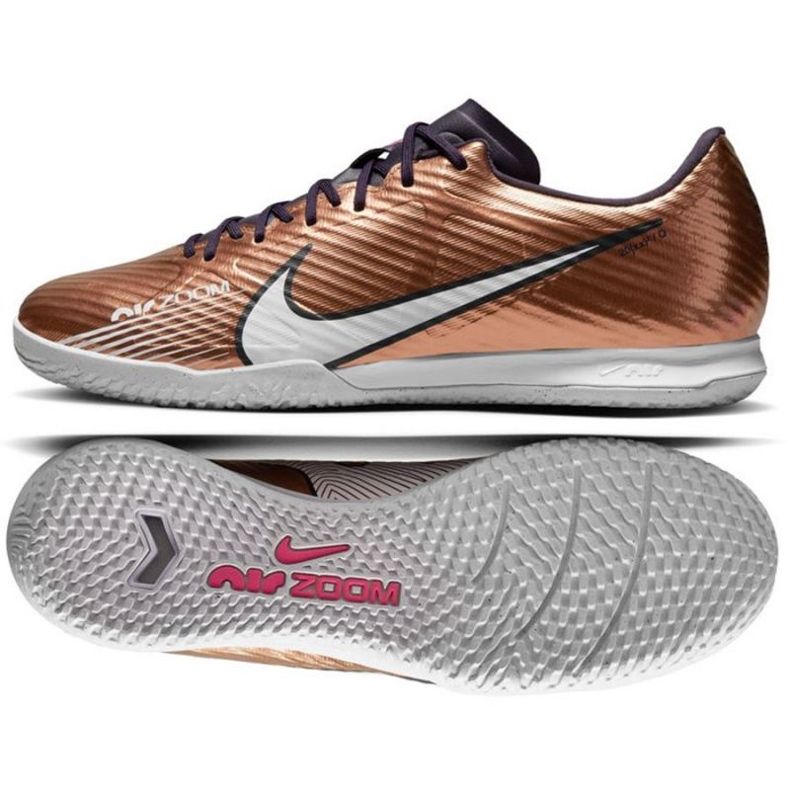 Chuteira Nike Zoom Mercurial Vapor 15 Academy Qatar Ic M DR5947 810 dourado dourado