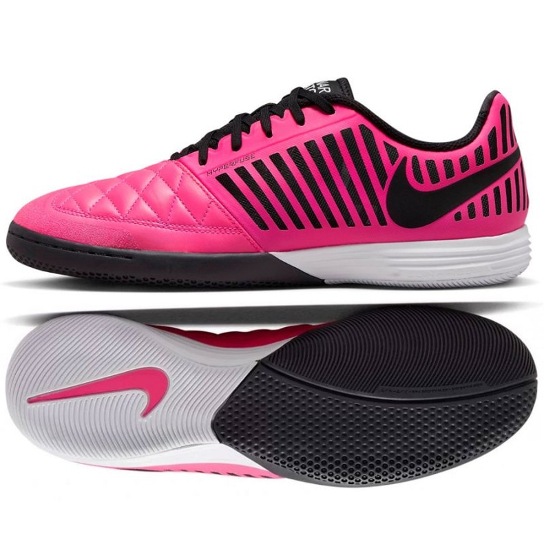 Chuteira Nike LunarGato Ii Ic M 580456 605 rosa rosas e roxos