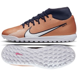 Chuteira Nike Mercurial Superfly 9 Club Qatar Tf M DR5950 810 marrom beges e marrons
