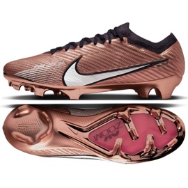 Chuteira Nike Zoom Mercurial Vapor 15 Elite Qatar Fg M DR5934 810 marrom beges e marrons