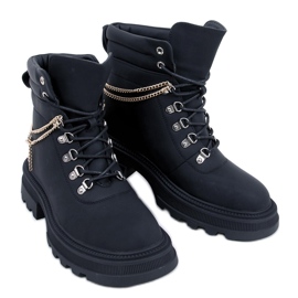 PA1 Botas Hudson Black Trapper preto