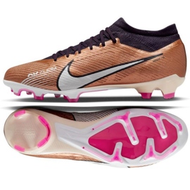 Chuteira Nike Zoom Mercurial Vapor 15 Pro Qatar Fg M DR5938 810 marrom beges e marrons