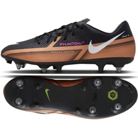Chuteira Nike Phantom GT2 Academy SG-Pro Ac M FB1445 810 marrom beges e marrons